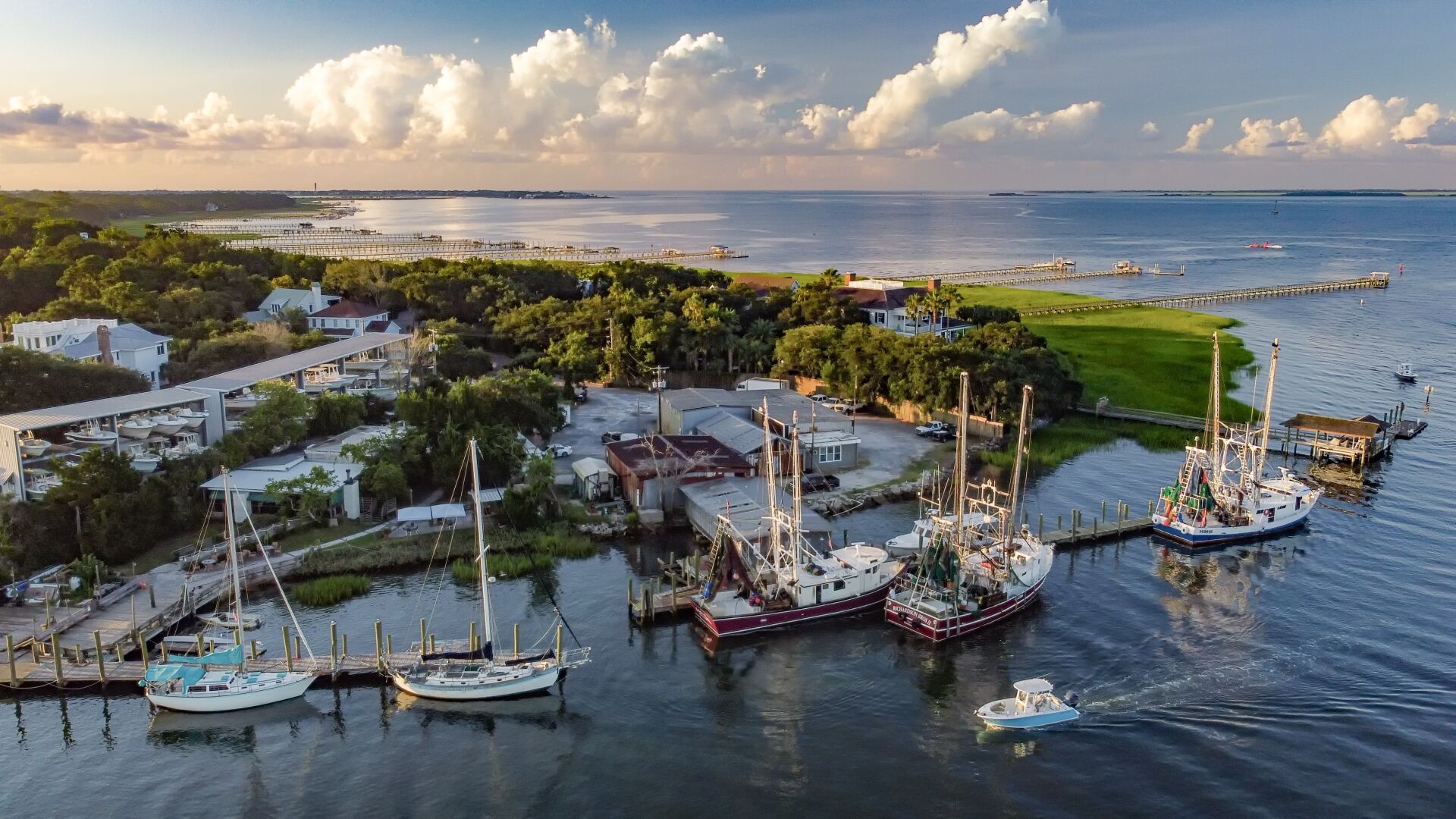 Shem Creek from above